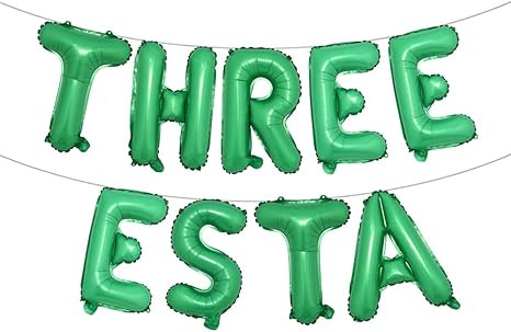 Three Esta 3rd Birthday Decorations Third Birthday Party Decoration Three Birthday Decorations Fi... | Amazon (US)