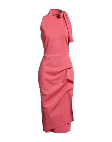 Chiara Boni La Petite Robe Woman Midi dress Coral Size 6 Polyamide, Viscose, Elastane, Polyester | YOOX (US)