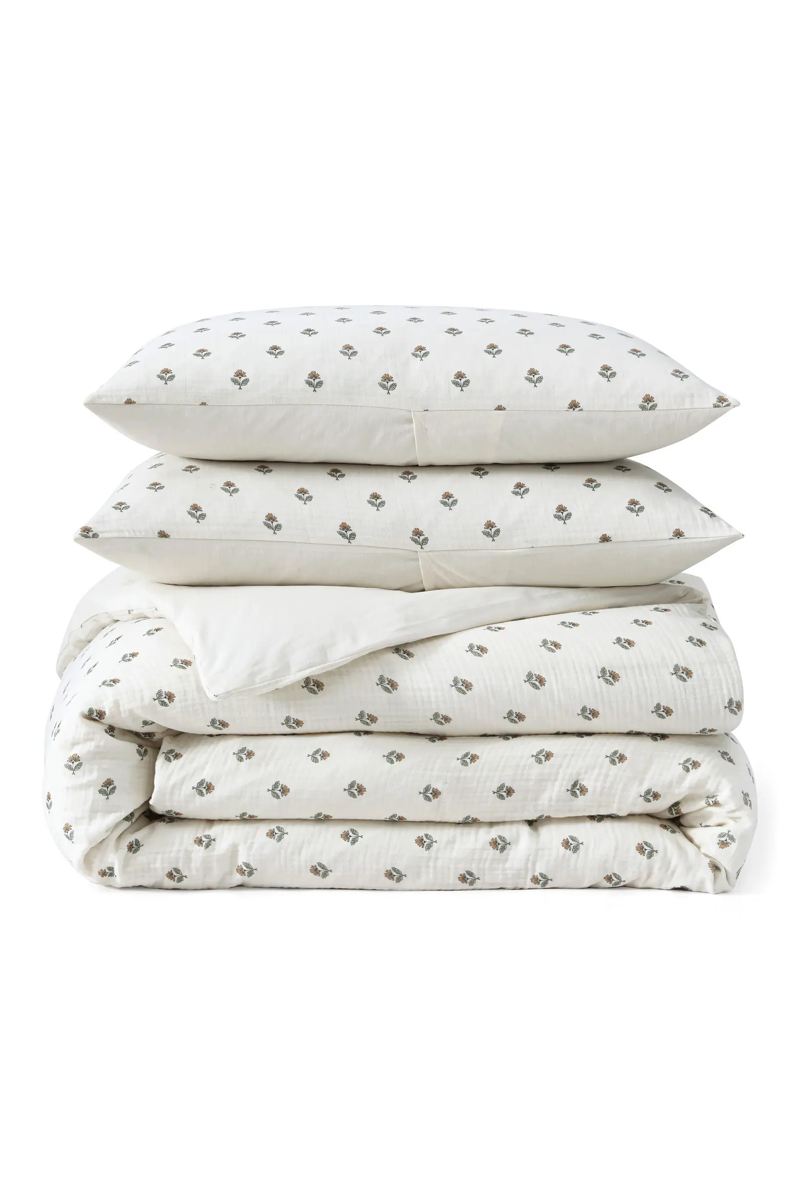 Block Print Cotton Gauze Duvet & Shams Set | Nordstrom | Nordstrom