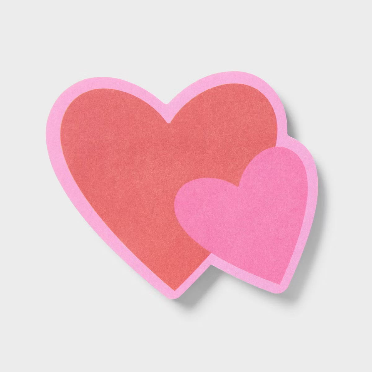 Valentine's Day Heart Sticky Notes Red/Pink - Spritz™ | Target