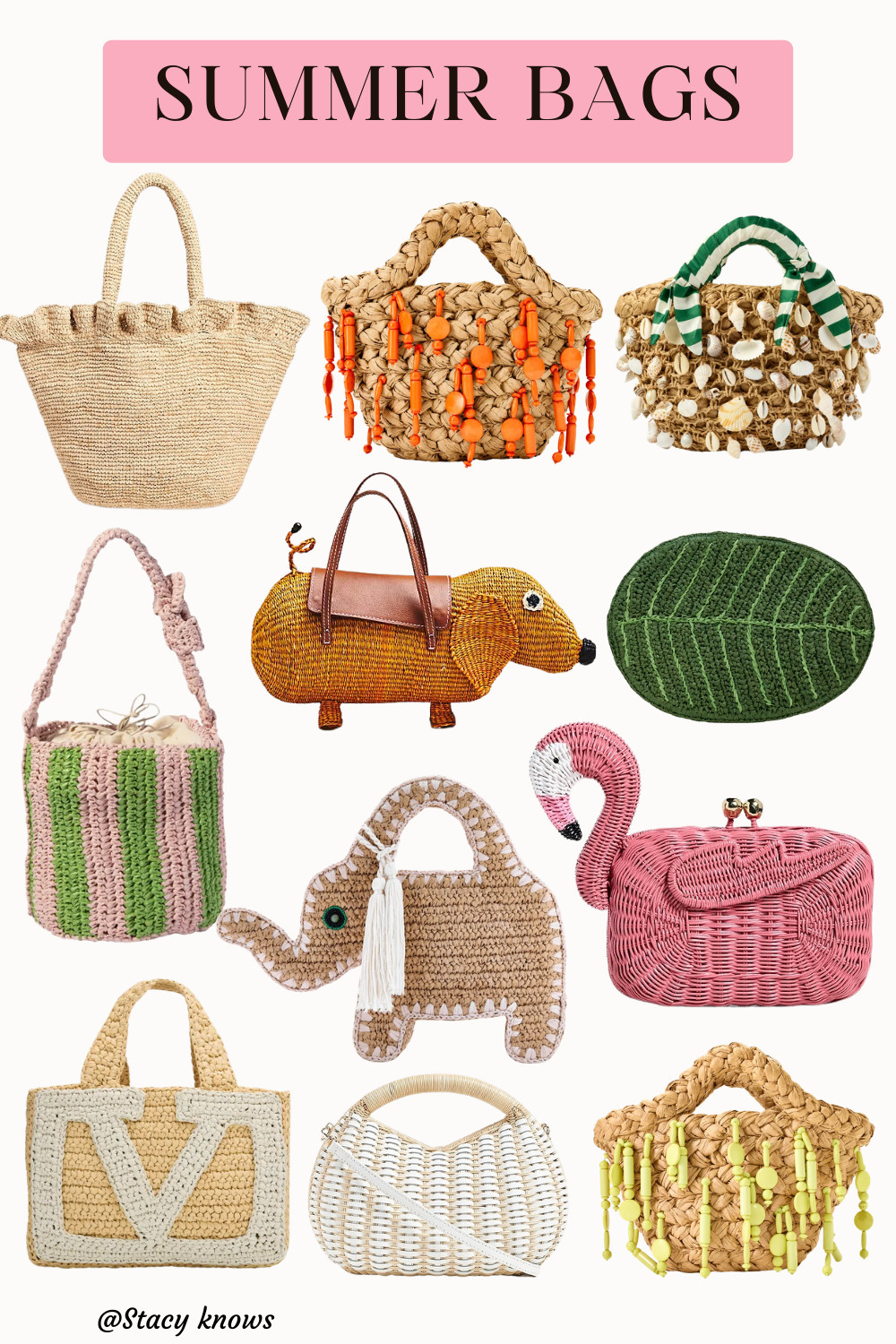 Manifesting beach days and Aperol Spritzes with the perfect summer bag!  Whether you’re looking for a classic oversized straw tote for the coast or a chic woven crossbody for your next getaway, I’ve rounded up the must-have bags of the season. These are the ultimate "finishing touch" for every breezy sundress! 
#LTKbag #SummerFashion #BeachBag #StrawTote #VacationStyle #SummerAccessories #WovenBag #SummerVibes #LTKtravel #HandbagLover #OOTDDetails 

 #LTKSpringSale #LTKSeasonal #LTKSaleAlert