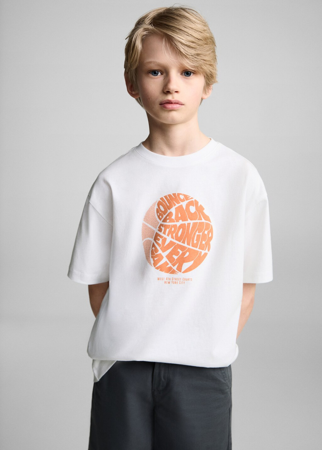 Short-sleeved printed t-shirt - Kids | MANGO USA | Mango (US/MX/AU)