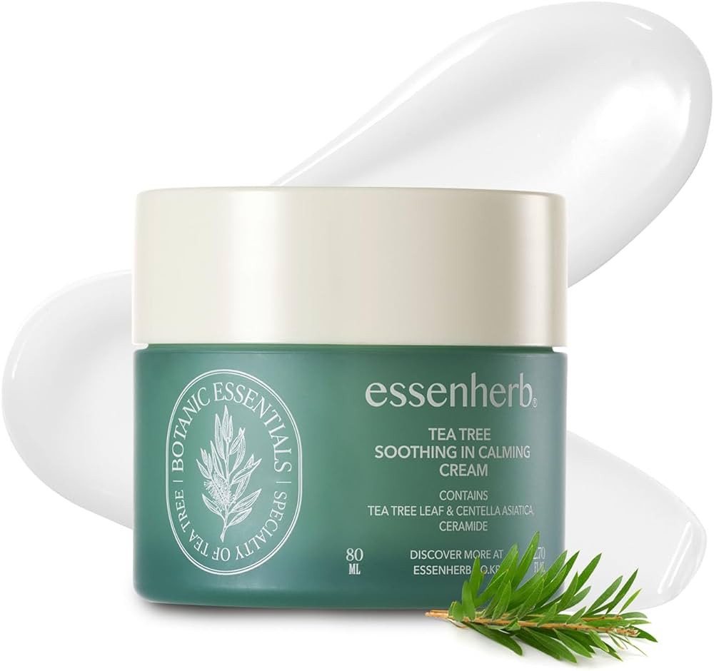 Tea Tree Calming Cream for Acne-Prone & Sensitive Skin | Soothing & Blemish Care with Cica, Madec... | Amazon (US)