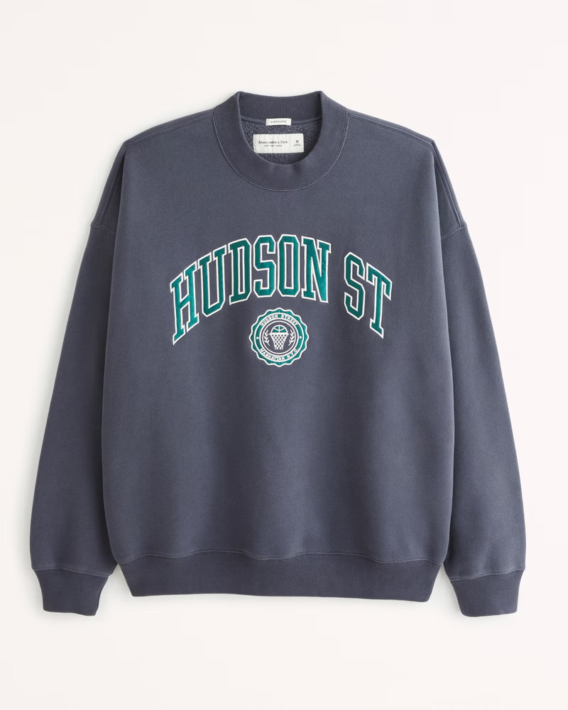 Varsity Graphic Crew Sweatshirt | Abercrombie & Fitch (US)