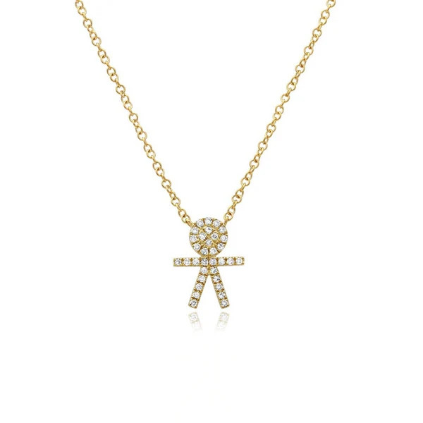 Boy Pave Necklace | Alev Jewelry