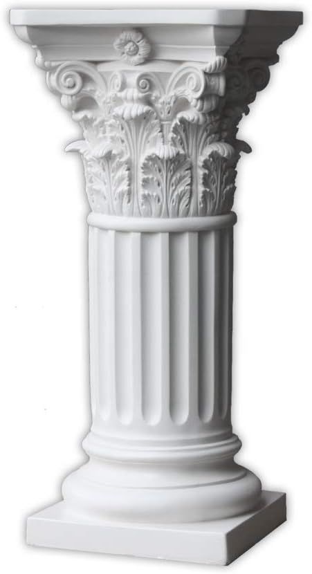 ResinArt Pedestal - Roman Style Corinthian - Off White | Amazon (US)