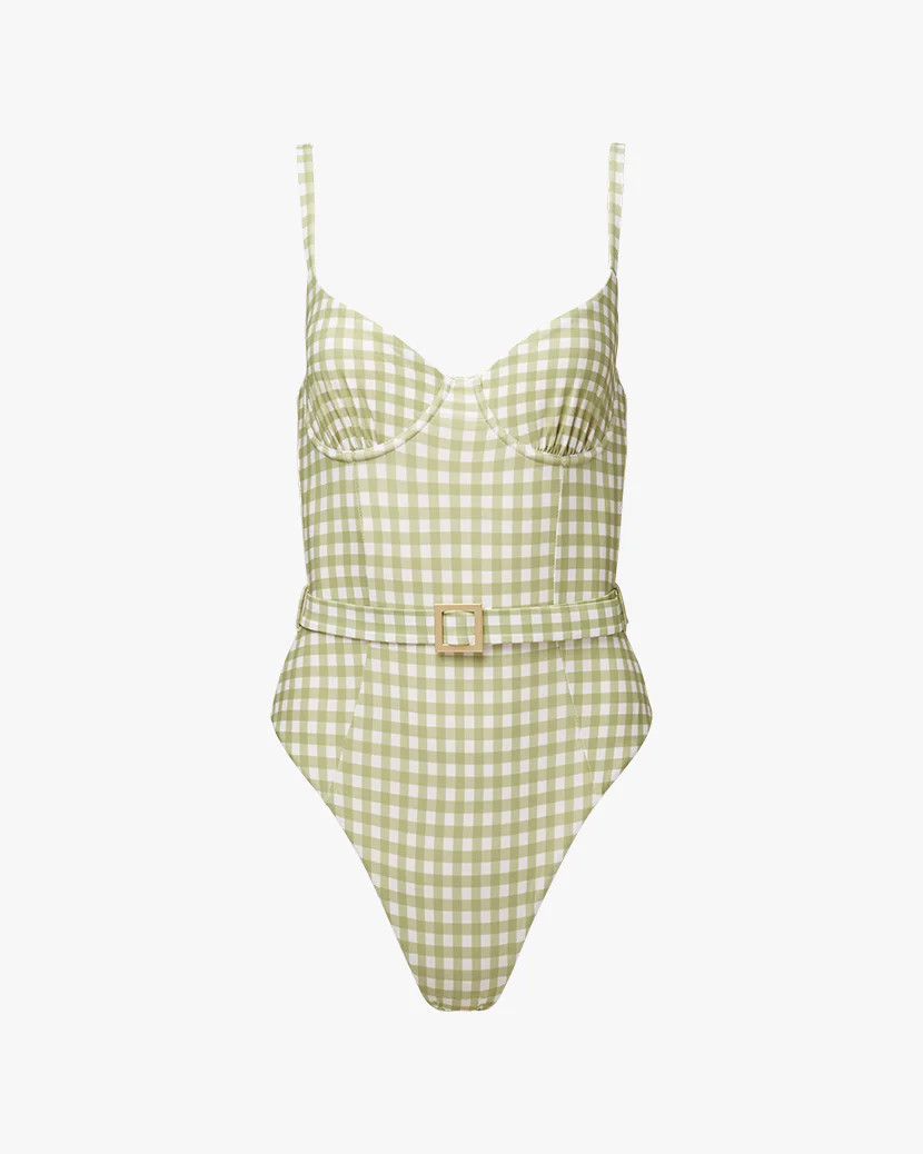 Underwire Gingham One Piece | We Wore What