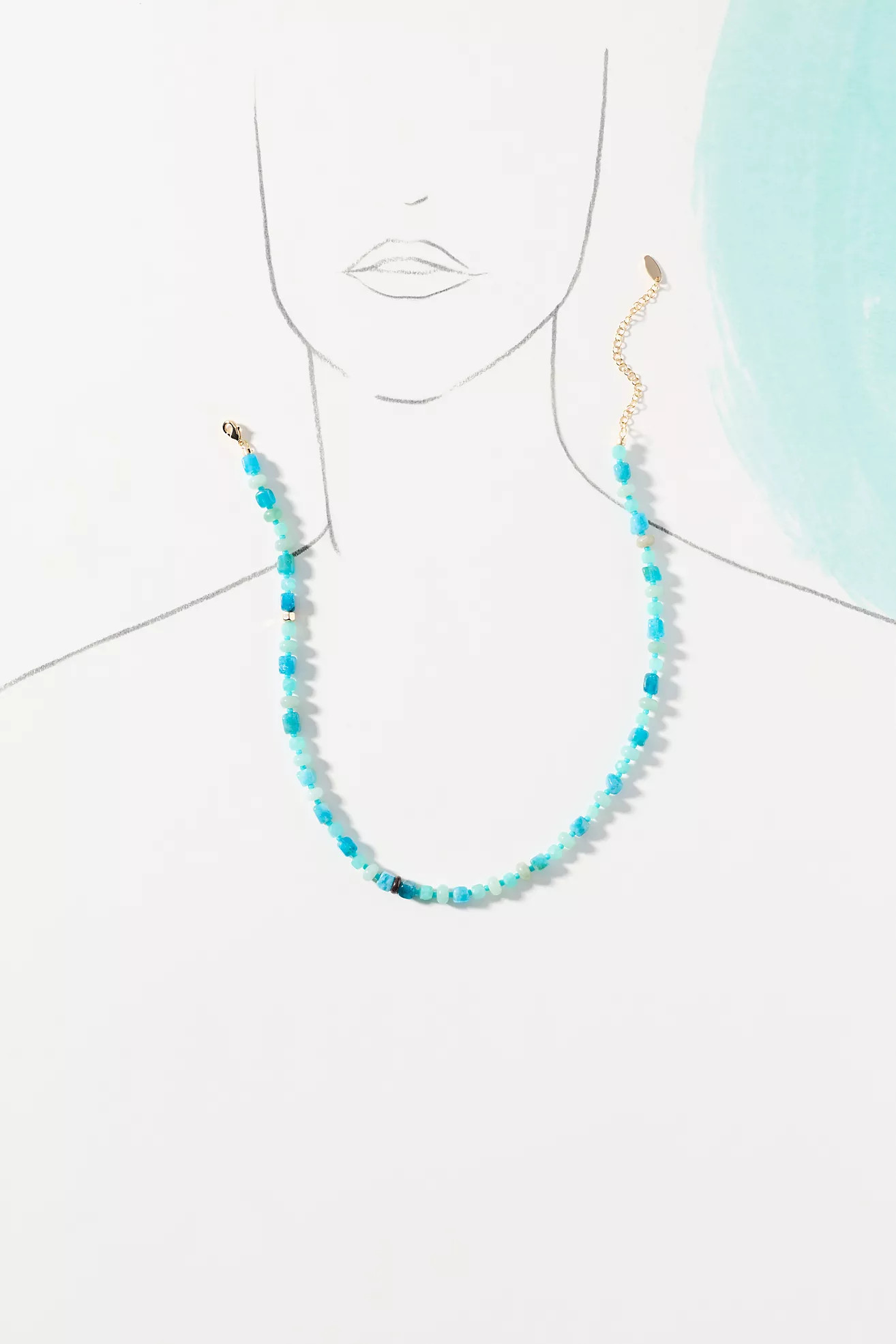 Citrus Beaded Necklace | Anthropologie (US)