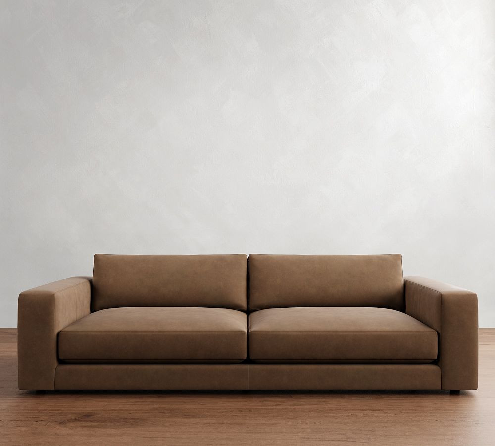 Carmel Lounge Leather Sofa (62"–122") | Pottery Barn (US)