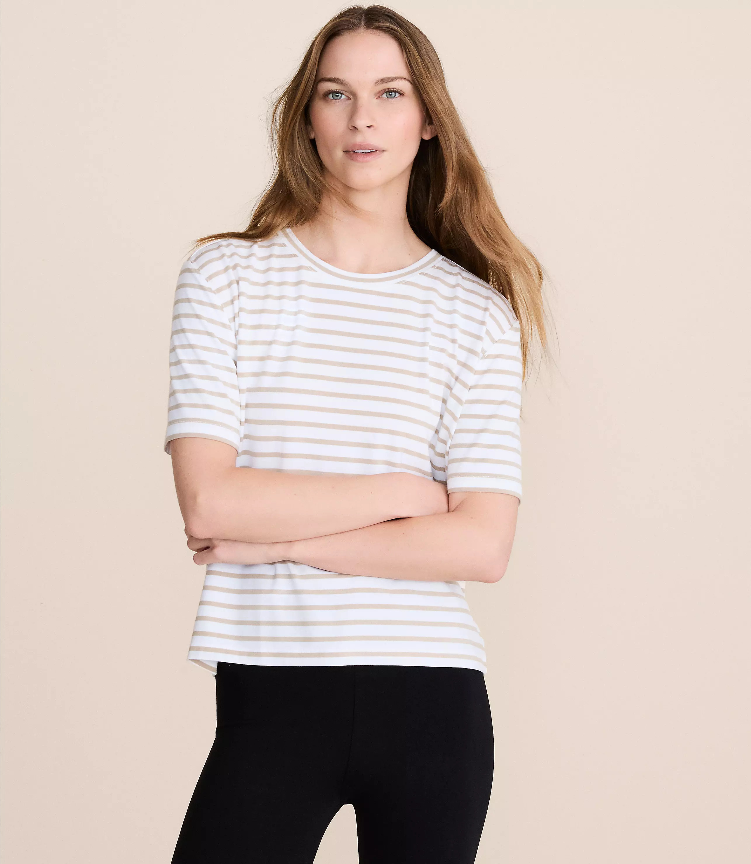 Lou & Grey Striped Essential Modal Tee | LOFT