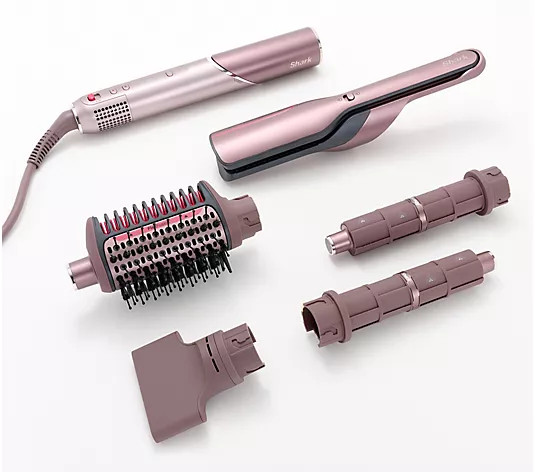 Shark FlexFusion Air & Ceramic System with Air Straightener - QVC.com | QVC