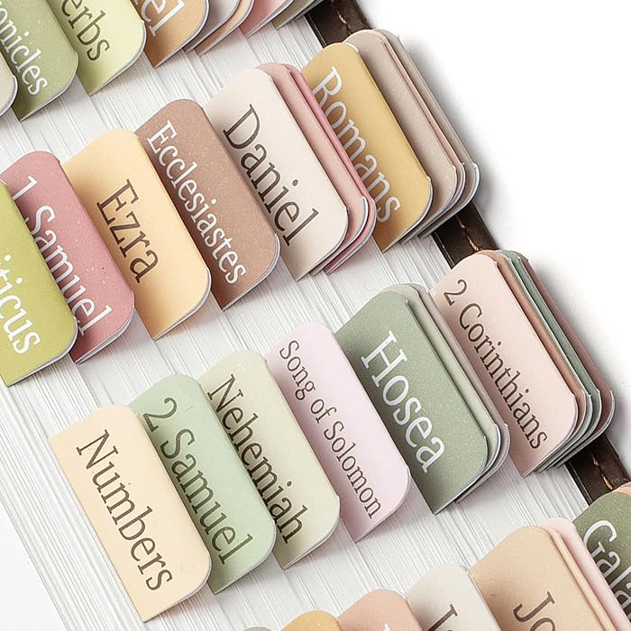 Mr. Pen- Bible Tabs, 75 Boho Theme Laminated Tabs for Women and Men | Amazon (US)