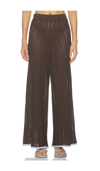 Clarissa Pants in Moca Blue | Revolve Clothing (Global)