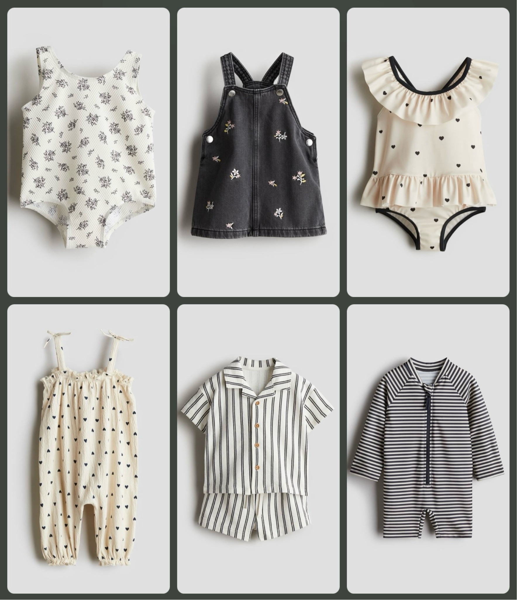 Monochrome children’s summer clothes for boys and girls! Rompers, shorts, swimsuits and dresses

#LTKbaby #LTKkids #LTKfamily