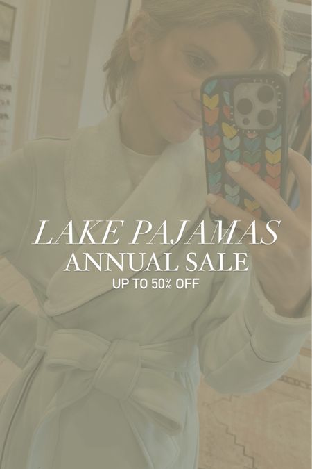 Lake Pajamas Annual Sale 