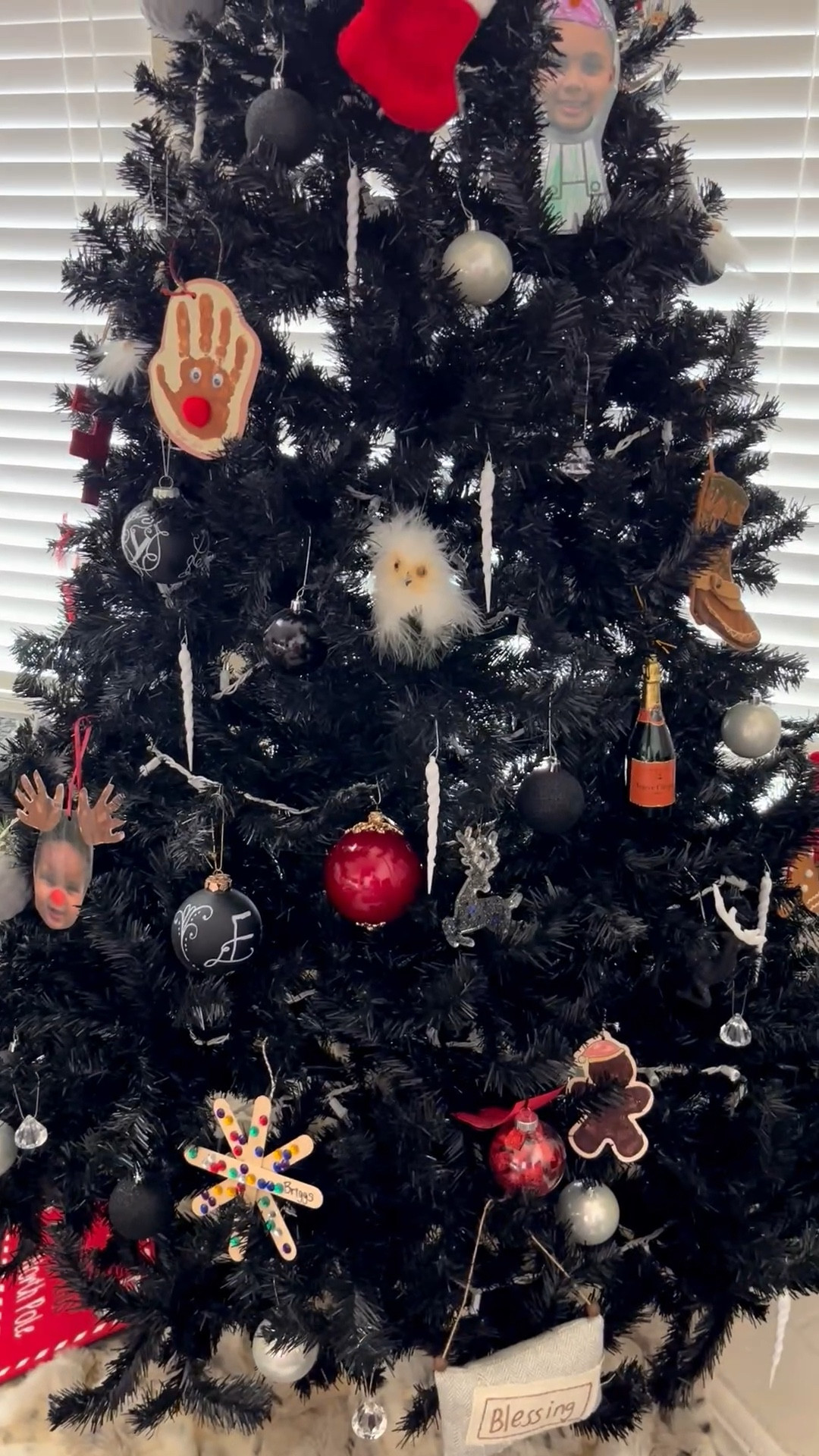 I let my 13 year old decorate the tree this year. He did so good!

Black Christmas tree, in-aesthetic holiday decor, family Christmas 

#LTKSeasonal #LTKKids #LTKHoliday