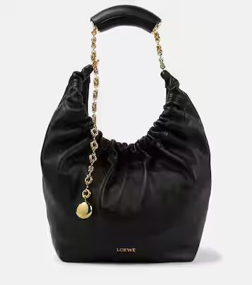 Squeeze Small leather shoulder bag | Mytheresa (UK)