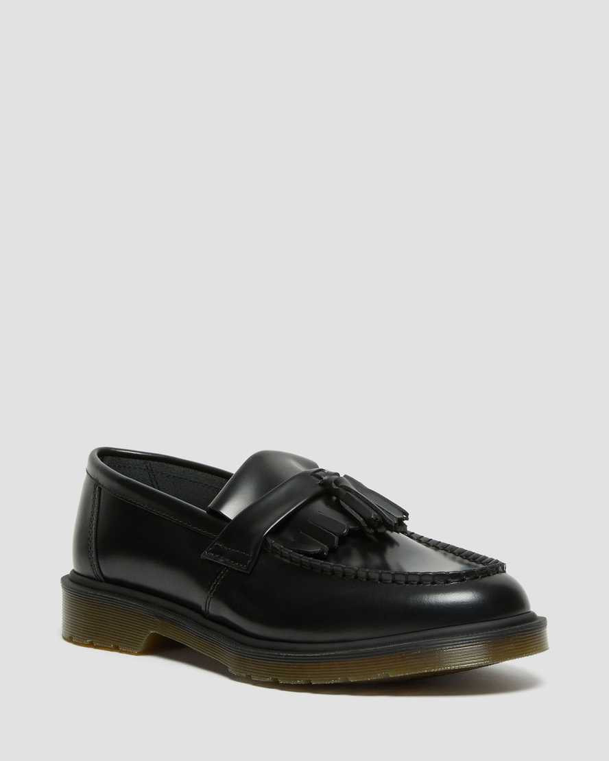 Adrian Smooth Leather Tassel Loafers | Dr Martens (UK)