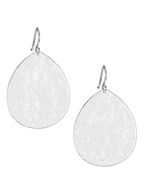 Classico Sterling Silver Crinkled Medium Teardrop Earrings | Saks Fifth Avenue