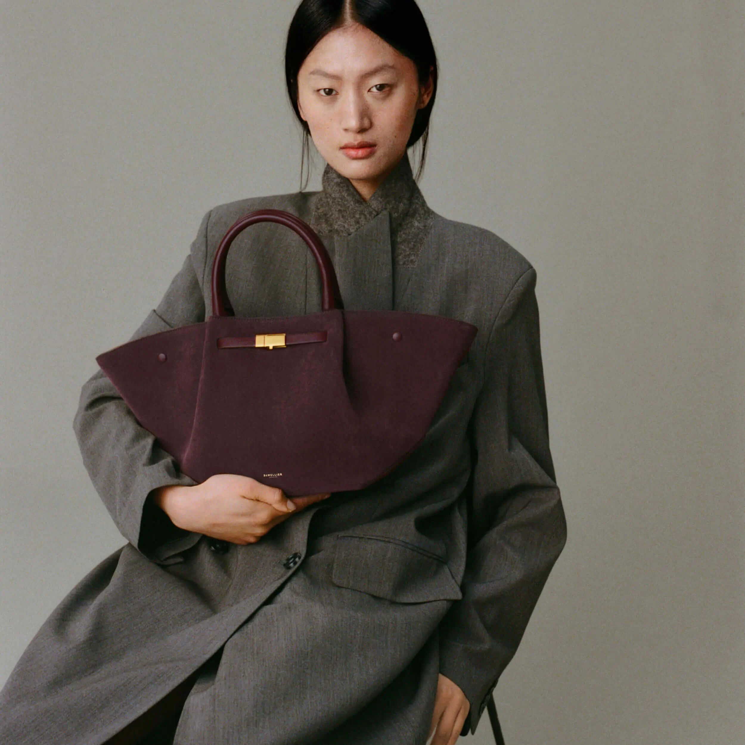 The Midi New York | Burgundy Suede & Burgundy Smooth | DeMellier | DeMellier