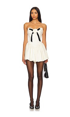 Stone Cold Fox x REVOLVE Emma Mini Dress in Ivory from Revolve.com | Revolve Clothing (Global)