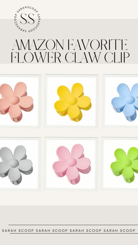 Clip back your hair with these cute floral claw clips! 

#LTKFind #LTKbeauty #LTKSeasonal