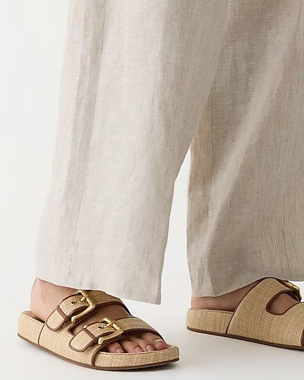 Marlow sandals in raffia | J.Crew US