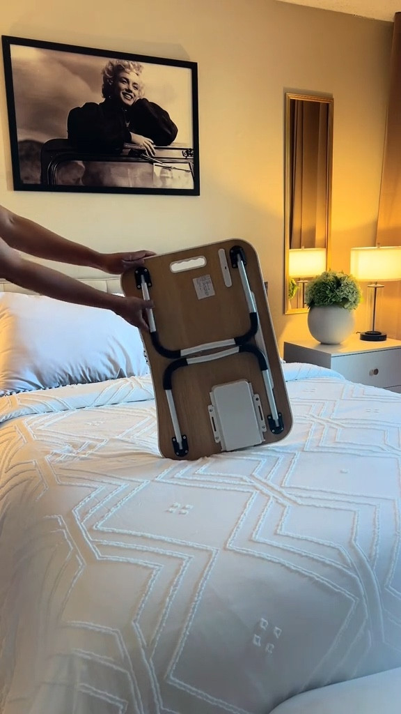 Portable Laptop Bed Table - Multi functional tray holder with cup holder and drawer, USB, fan, and light - Perfect for eating, reading, and writing on beds, sofas, floors - Stable, durable, and foldable


#LTKHome #LTKVideo #LTKGiftGuide