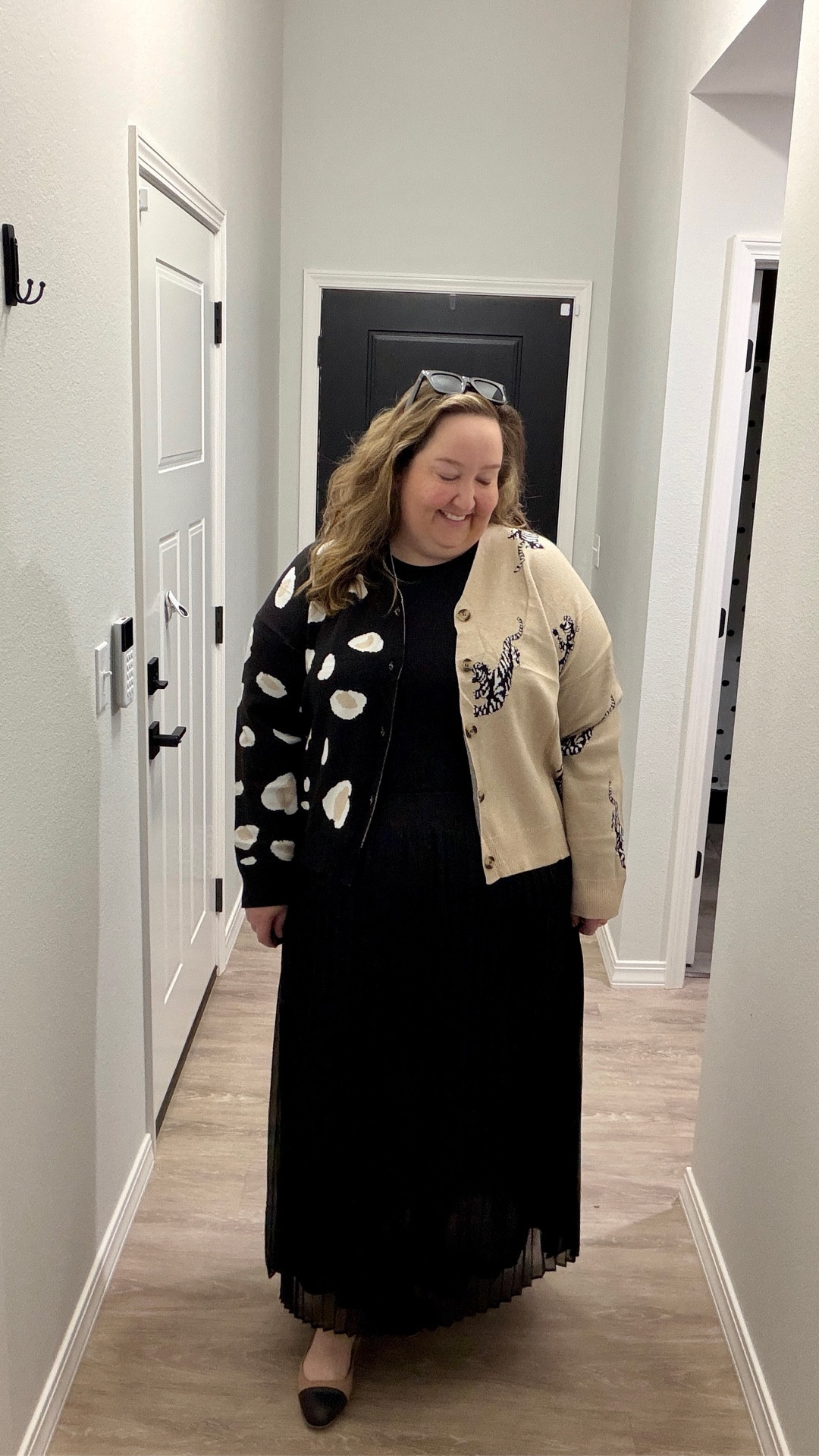 Obsessed with this plus size cardigan that has two prints. I love how unique it is! 

Also linking my favorite sunglasses under $20!

#rebekahelizstyle

#LTKPlusSize #LTKootd