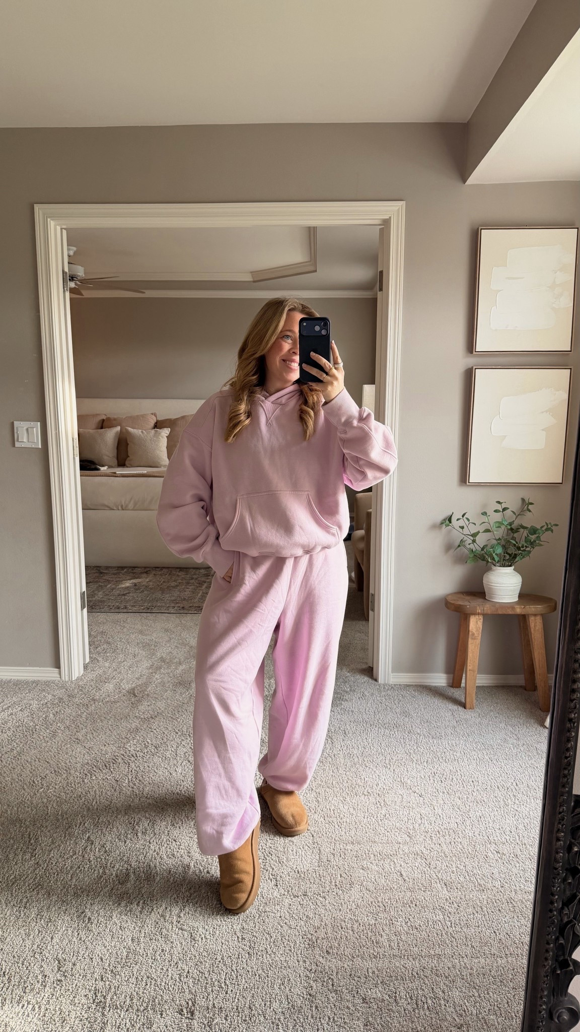 Midsize Cozy Outfit of the Day! My perfect cozy set is 25% off today! Wearing a Medium in the hoodie and bottoms (size down if in between sizes) 💕

#LTKootd #LTKSaleAlert #LTKMidsize