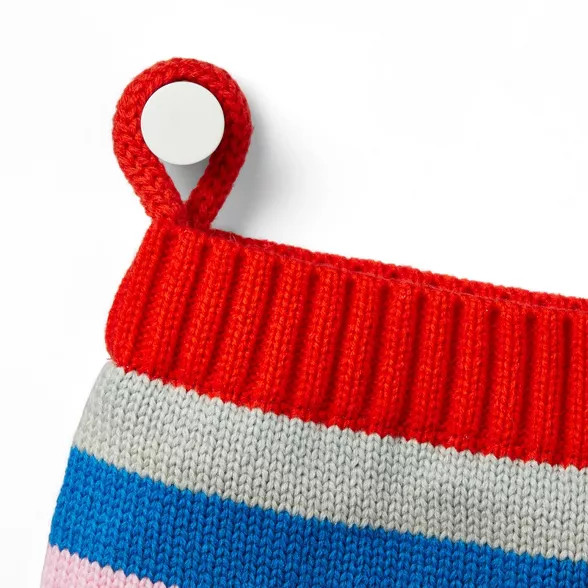 Mix Stripe Sweater Knit Holiday Stocking - LEGO® Collection x Target | Target