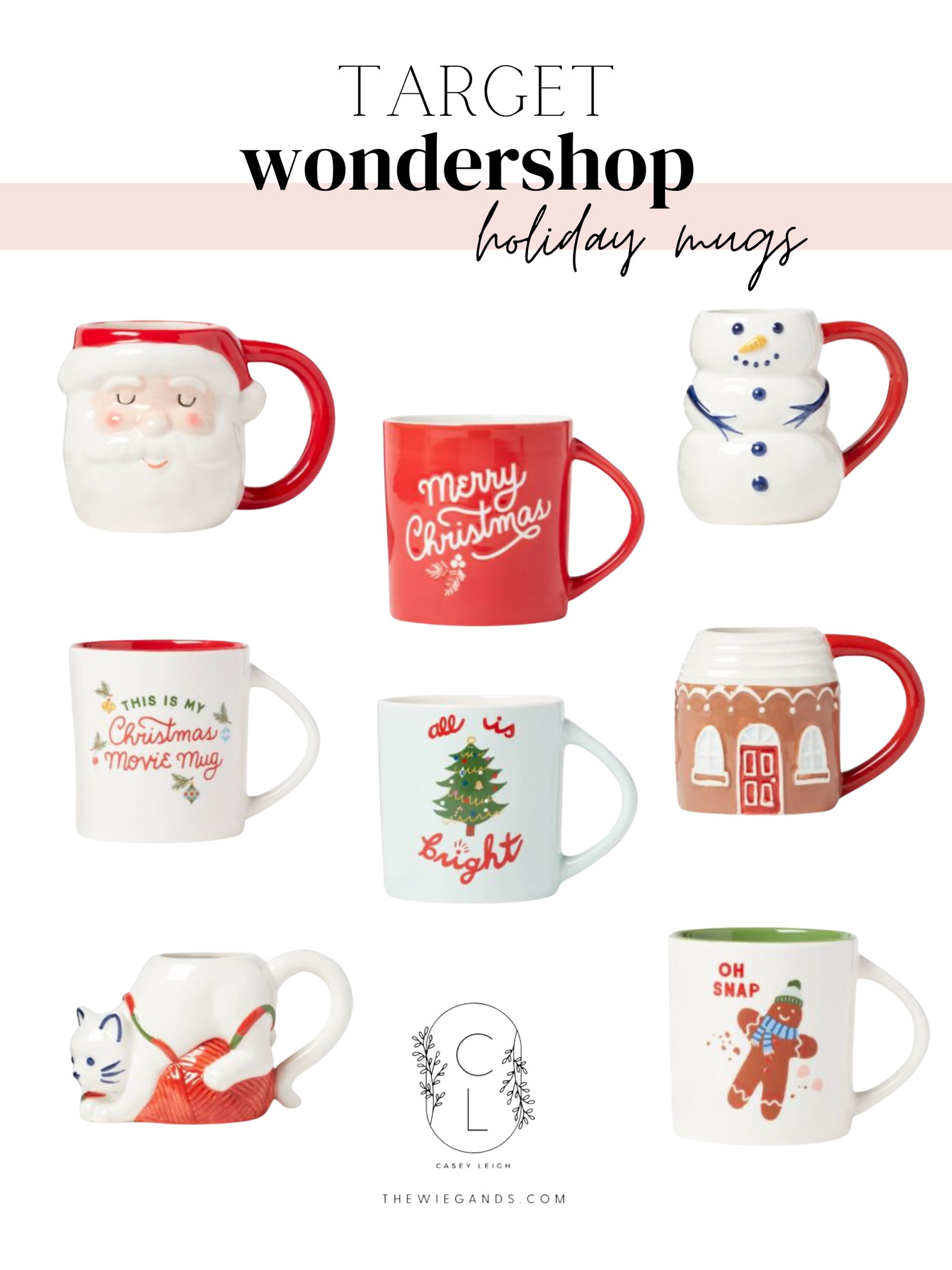 The CUTEST cutest $5 holiday mugs from the Target Wondershop! 🎄

#LTKSeasonal #LTKHoliday #LTKhome