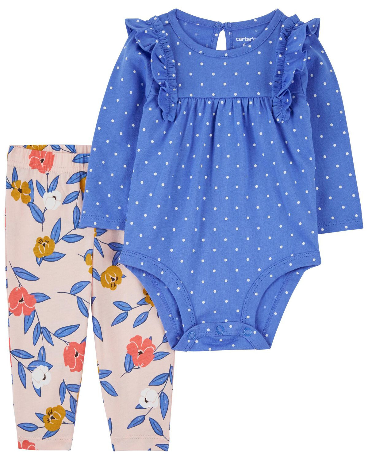 Multi Baby 2-Piece Polka Dot Bodysuit Pant Set | carters.com | Carter's