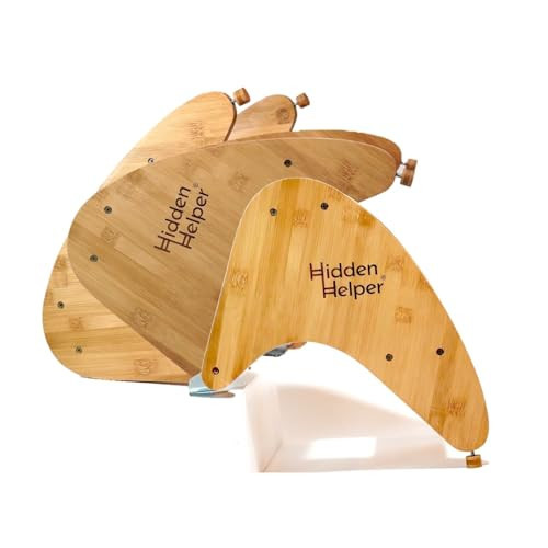 Hidden Helper Montessori Step Stool for Toddlers, Foldable Toddler Two Step Stool for Bathroom Sink & Kitchen Helper, Wooden Folding Stool for Kids Ages 2-5 | Amazon (US)