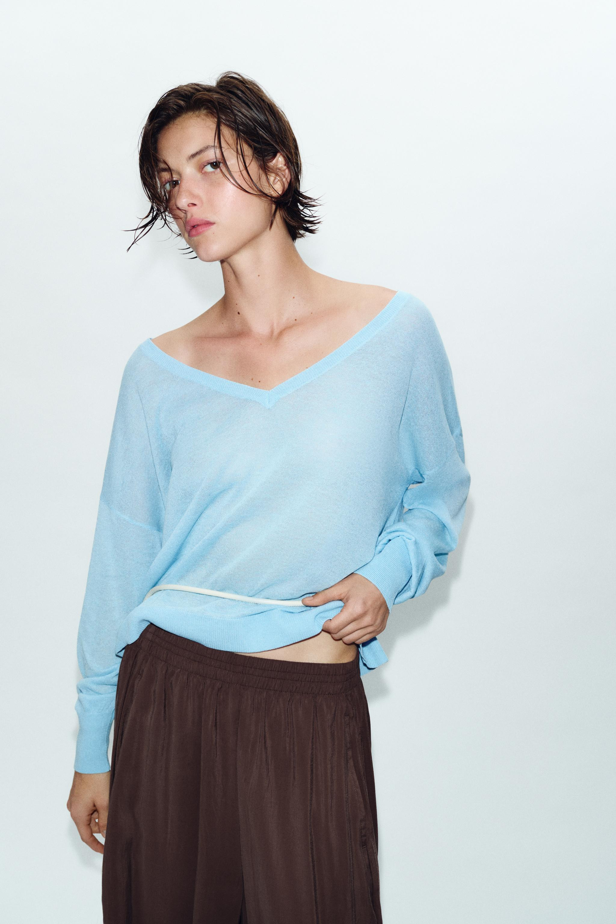 ELASTIC WAIST BALLOON PANTS | Zara US
