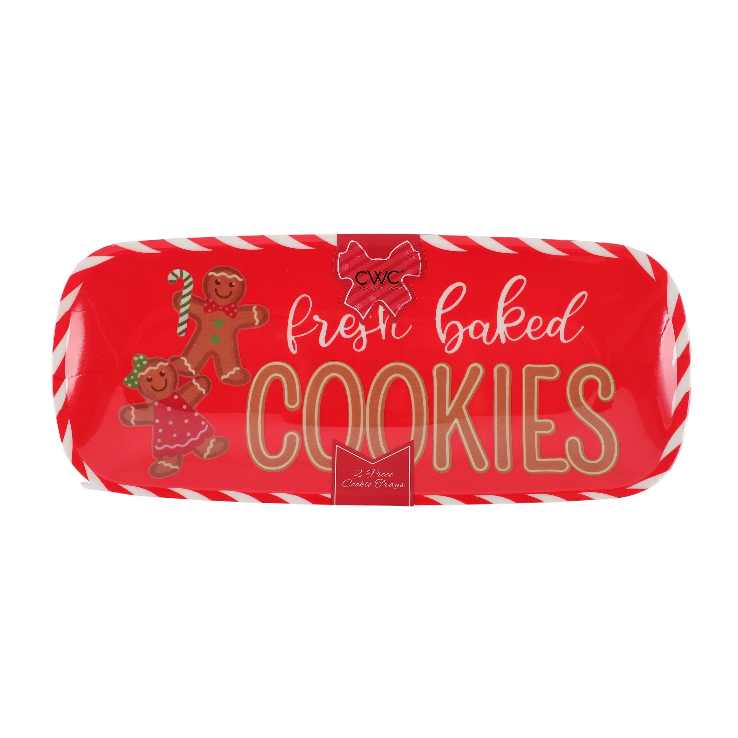 Cook With Color Holiday Cookie Trays, Set of 2 – Festive Baking & Serving Trays for Christmas C... | Walmart (US)