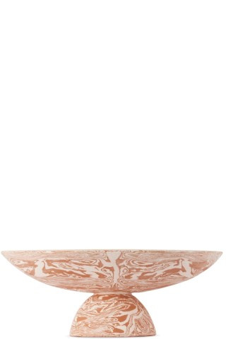 Brown & White Jameo Vessel | SSENSE