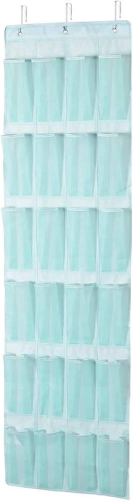 Amazon Basics Over the Door Organizer with 24 Pockets - Jade Green | Amazon (US)