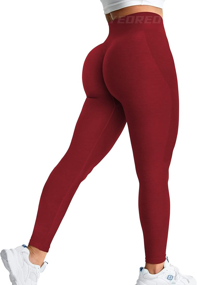 YEOREO Amplify Women's Seamless Scrunch Legging Workout Leggings for Women Butt Lift Tights Gym H... | Amazon (US)