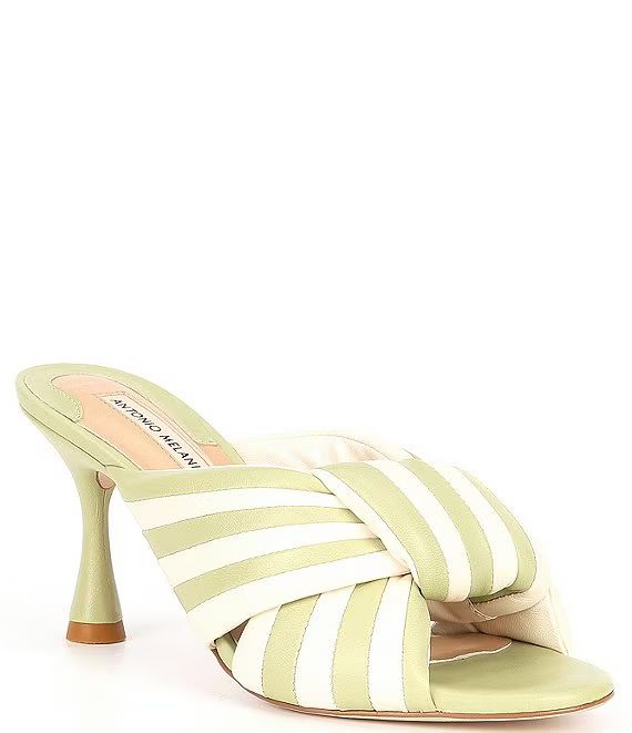 Joelie Leather Slip-On Dress Sandals | Dillard's