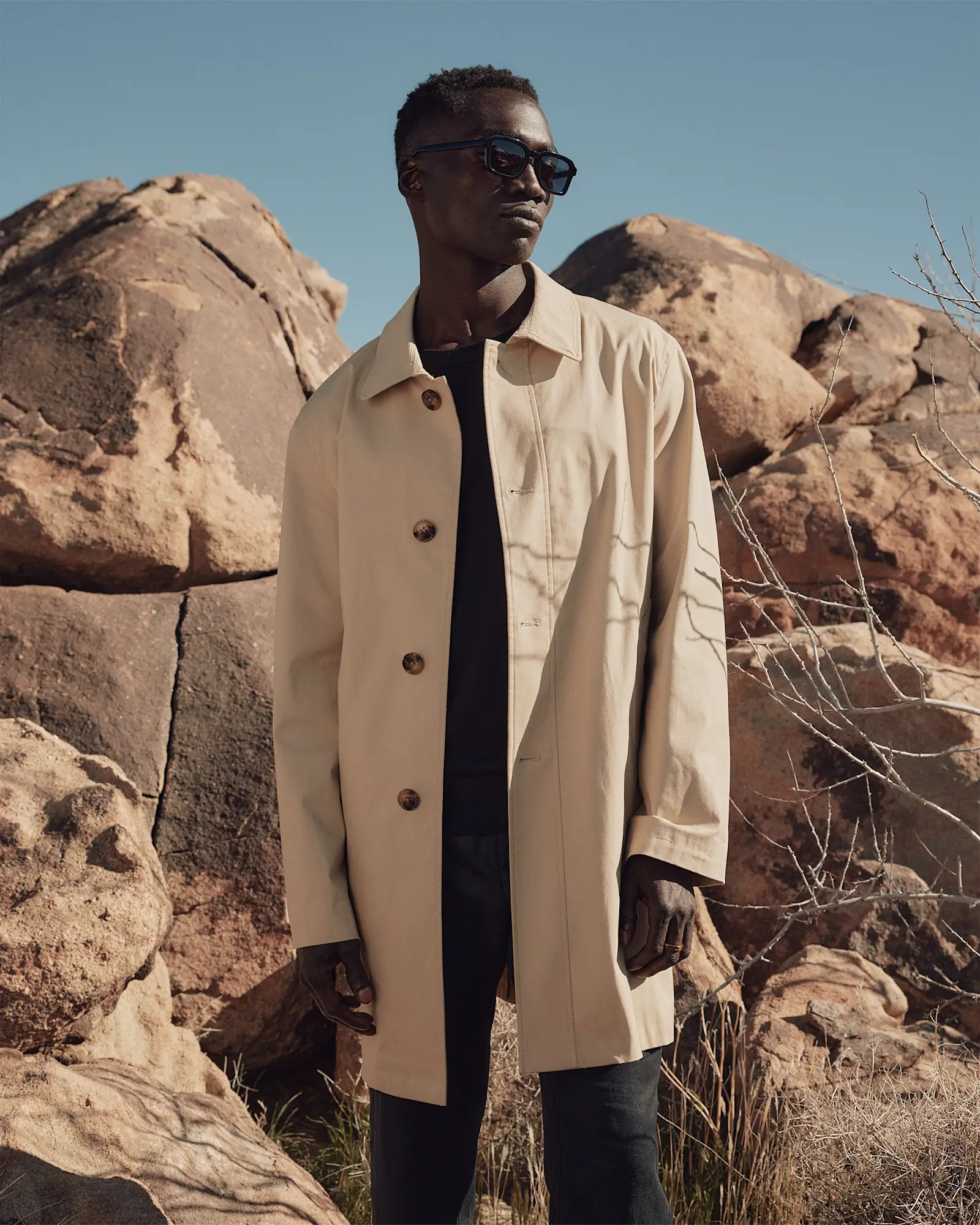 Comfort Stretch Trench Coat | Quince