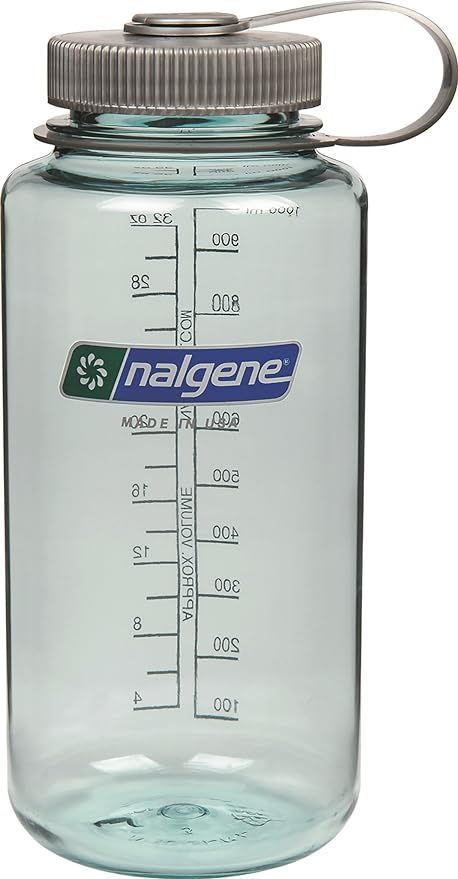 Nalgene Tritan Wide Mouth BPA-Free Water Bottle, Seafoam, 32-Ounces | Amazon (US)