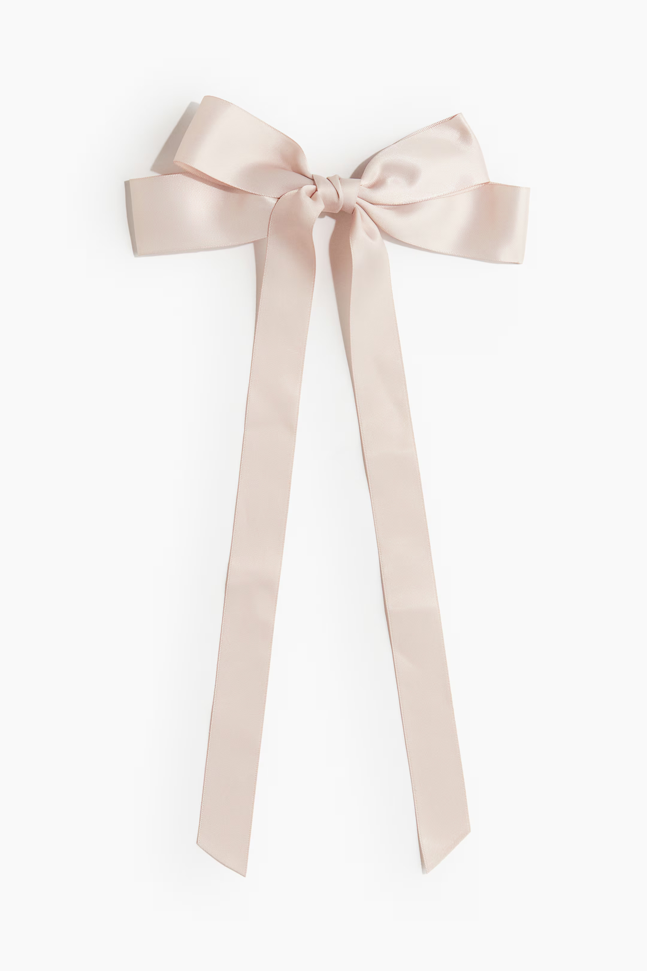 Bow-decorated hair clip - Powder pink - Ladies | H&M GB | H&M (UK, MY, IN, SG, PH, TW, HK)