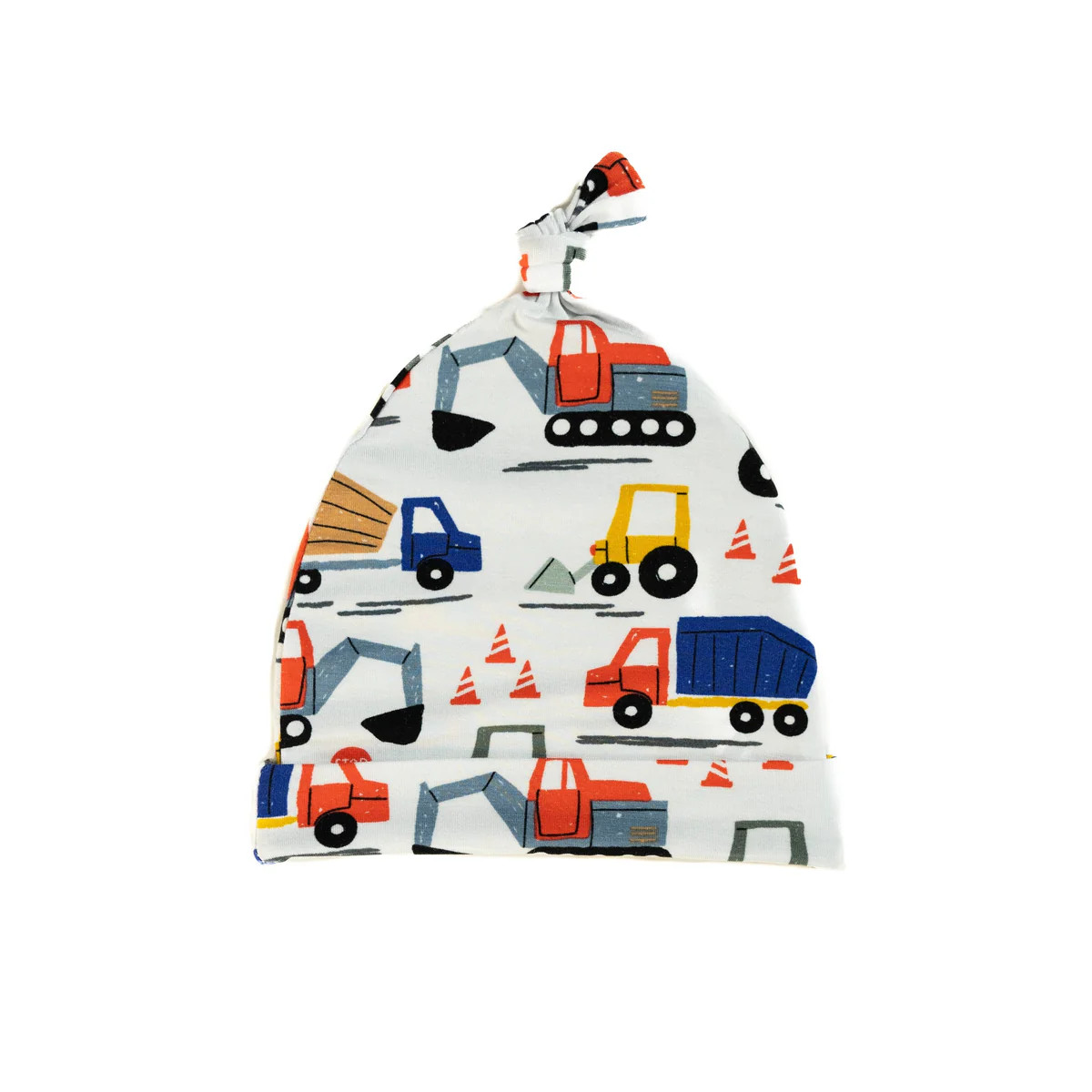 Construction Bamboo Viscose Infant Beanie Hat | Little Sleepies