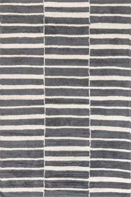 Gray Vlad Washable Wool Area Rug | Rugs USA