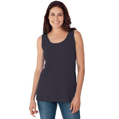 Woman Within Scoopneck Tank - 4X, Navy | Target