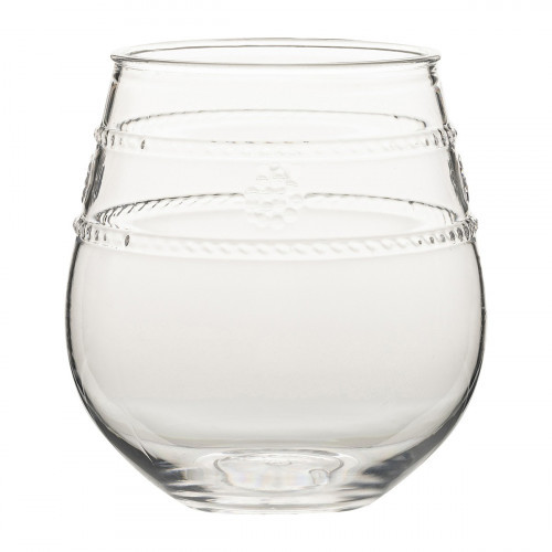 Juliska Isabella Acrylic Stemless Wine Glass 3.5"L, 3.5"W, 4"H 12 Oz | Gracious Style