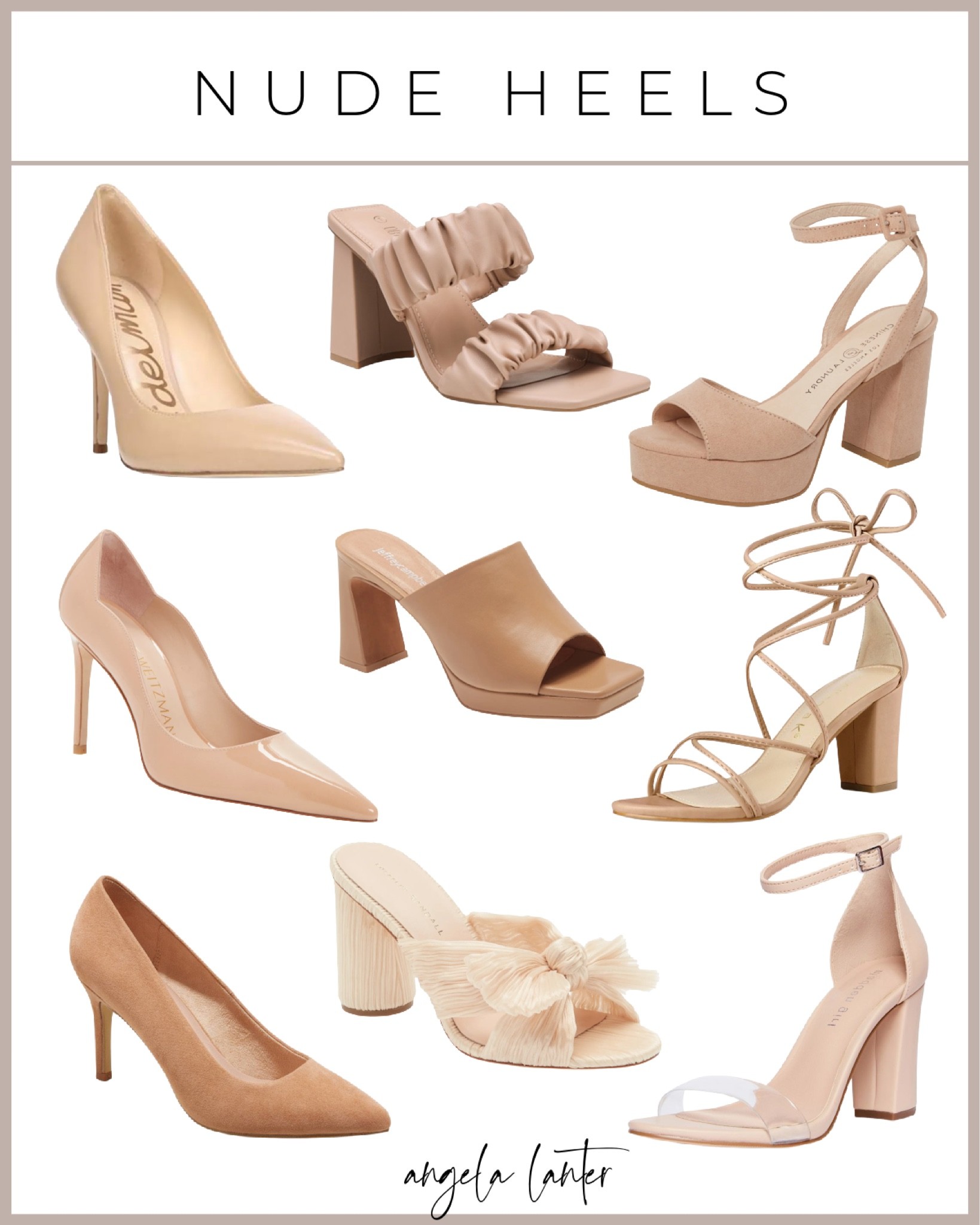 Hello Gorgeous 🥰 looking for the perfect pair of nude heels? I’ve got you covered. My fave pair are on sale for 59% off!

#nudeheels #shoesale #angelalanter

#LTKSeasonal #LTKshoecrush #LTKsalealert