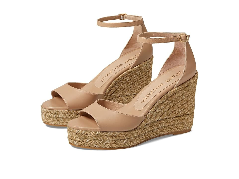 Stuart Weitzman Nudistcurve Espadrille Wedge (Adobe 1) Women's Shoes | Zappos