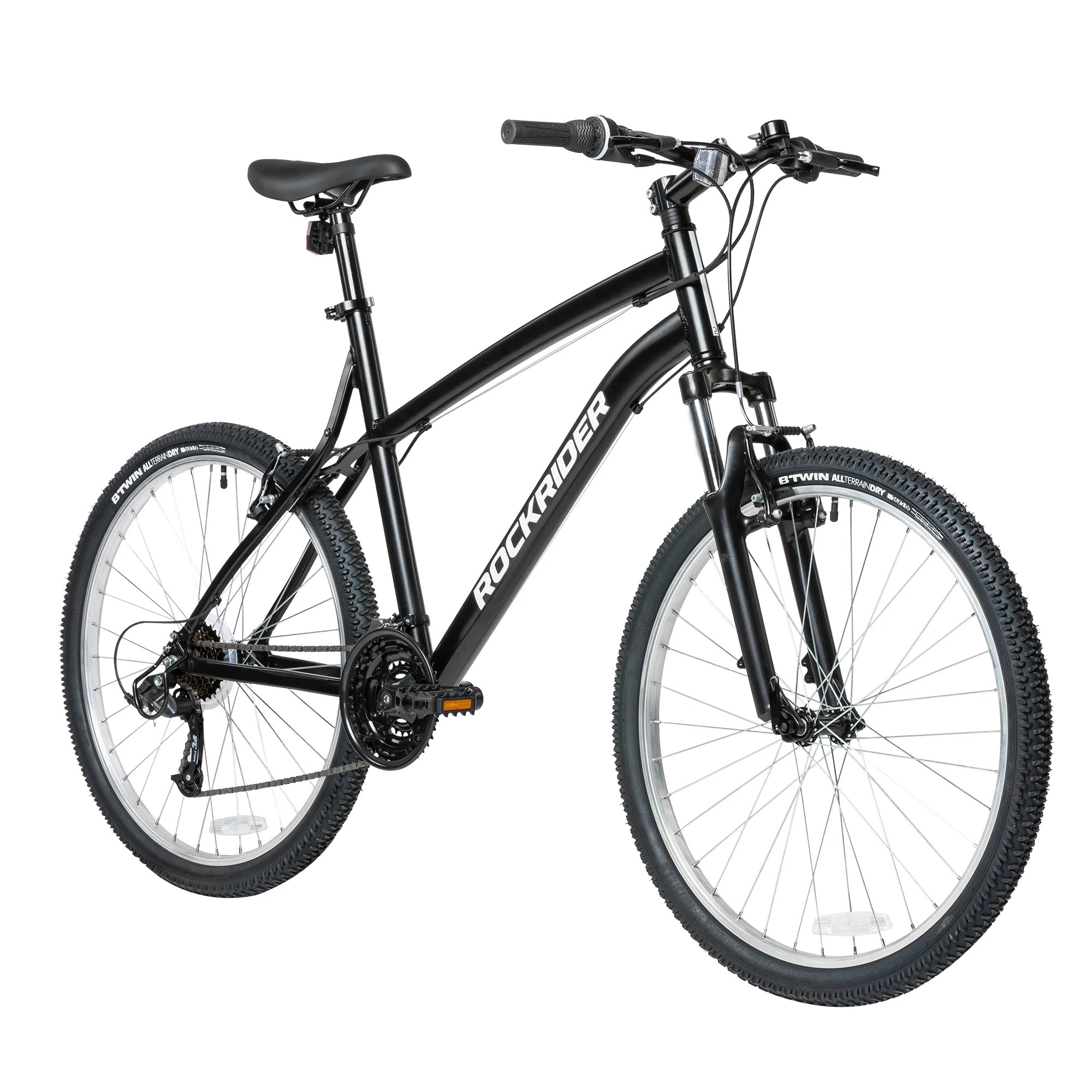 Decathlon Rockrider ST50, 21 Speed Aluminum Mountain Bike, 26", Unisex, Black, Small | Walmart (US)